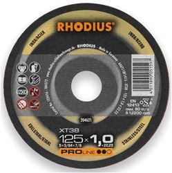 Disco da taglio Rhodius 125x1 inox XT38
